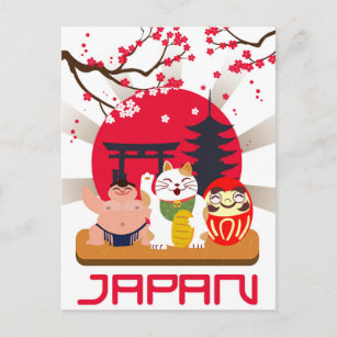 Carte Postale Japon mignon