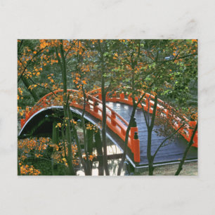 Carte Postale Japon, préfecture de Nara, Nara. Le pont royal bri