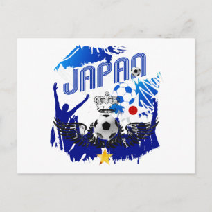 Carte Postale Japon Qualification Football et Brésil 2014