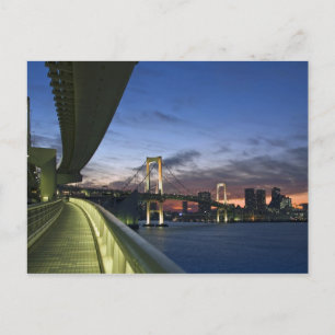 Carte Postale Japon. Tokyo. Pont Rainbow à Tokyo Bay.