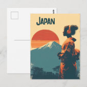 Carte Postale Japon vintage (Devant / Derrière)
