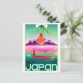 Carte Postale Japon, voyage vintage (Debout devant)