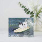 Carte Postale Japonais Chin Surf (Debout devant)