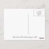 Carte Postale Japonais Edo Tokyo Castle Palace Complexe Engravin (Dos)