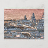 Carte Postale Japonais Edo Tokyo Castle Palace Complexe Engravin (Devant)