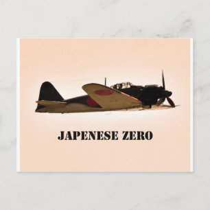 Carte Postale Japonais Zero World War 2