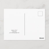 Carte postale japonaise Chins Dog Art (Dos)