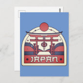 Carte postale japonaise classique (Devant / Derrière)