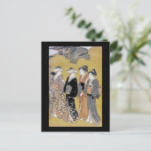 Carte postale japonaise Geisha Ladies (Debout devant)