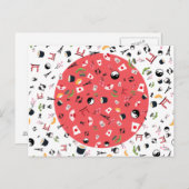 Carte postale japonaise - le pays du soleil levant (Devant / Derrière)