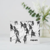 Carte postale Japonaise Samurai Figures (Debout devant)