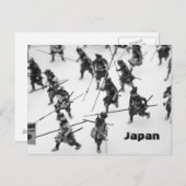 Carte postale Japonaise Samurai Figures (Devant / Derrière)