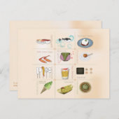 Carte postale japonaise Snack Food (Devant / Derrière)