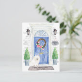 Carte postale japonaise Spitz Moving Faire-part (Debout devant)