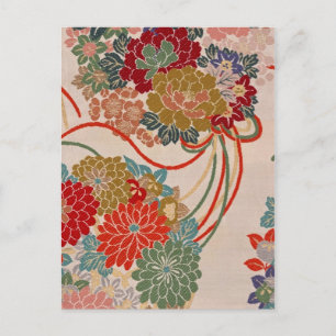 Carte postale japonaise Tissu 2012 Pocket Calendar