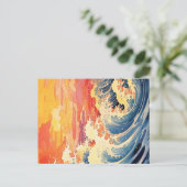 Carte postale japonaise vintage (Debout devant)