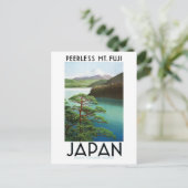 Carte postale japonaise vintage Mt. Fuji (Debout devant)