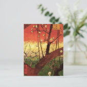 Carte Postale Japonisme : Arbre à prune fleuri par Vincent van G (Debout devant)