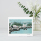 Carte Postale Japonski Island - Potlatchers & Autochtones de Sit (Debout devant)