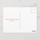 Carte Postale Jar de miel, peigne de miel, Daisy Rosh Hashanah (Dos)