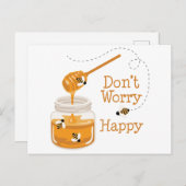 Carte Postale Jar of Honey (Devant / Derrière)
