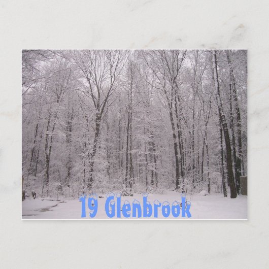 Carte Postale jardin (Devant)