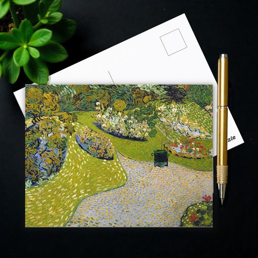 Carte Postale Jardin à Auvers, Vincent van Gogh