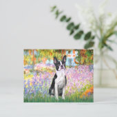 Carte Postale Jardin à Giverney - Boston T (Debout devant)