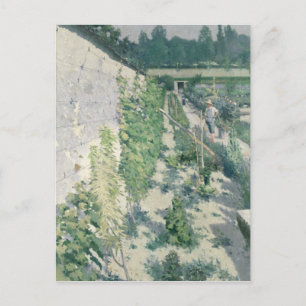 Carte Postale Jardin à Grez, 1884