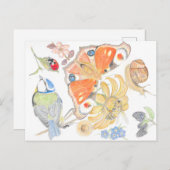 Carte Postale jardin anglais (Devant / Derrière)