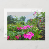 Carte Postale Jardin anglais 2 (Devant / Derrière)