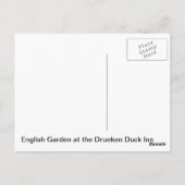 Carte Postale Jardin anglais 2 (Dos)