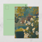 Carte Postale Jardin Blanc (Devant / Derrière)