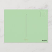Carte Postale Jardin Blanc (Dos)