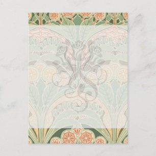 Carte Postale jardin borné art nouveau