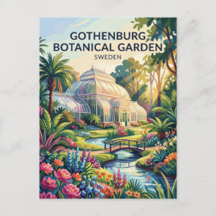 Carte Postale Jardin botanique de Göteborg Suède