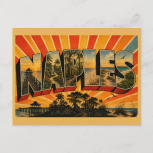 Carte Postale Jardin botanique de la jetée de Naples Floride Gol