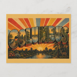 Carte Postale Jardin botanique de la promenade fluviale de Colum
