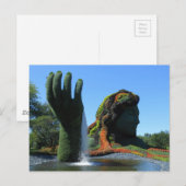 Carte Postale Jardin botanique de Montréal (Devant / Derrière)