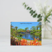 Carte Postale Jardin botanique de Naples Floride - Mur de mosaïq (Debout devant)