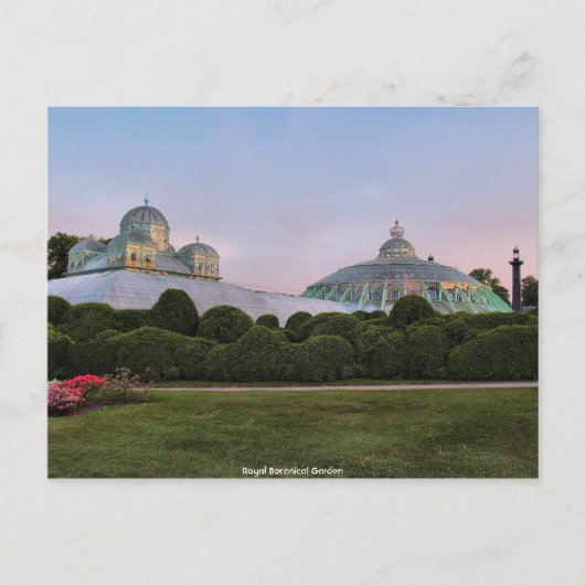 Carte Postale Jardin botanique royal (Devant)