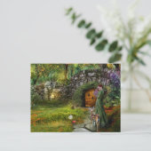 Carte postale Jardin caché (Debout devant)