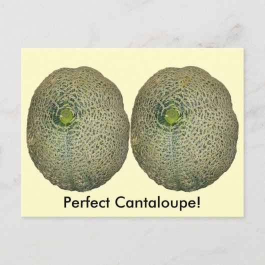 Carte Postale Jardin Cantaloupe frais (Devant)