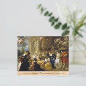 Carte Postale Jardin d'amour Pierre Paul Rubens  chef-d'œuvre (Debout devant)