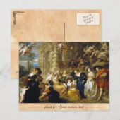 Carte Postale Jardin d'amour Pierre Paul Rubens  chef-d'œuvre (Devant / Derrière)