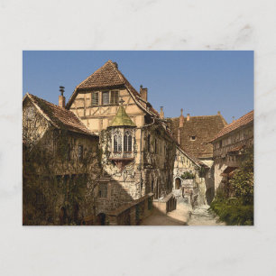 Carte Postale Jardin de château, Wartburg, Thuringe, Allemagne