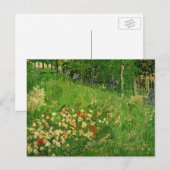Carte Postale Jardin de Daubigny par Vincent van Gogh, Le Jardin (Devant / Derrière)