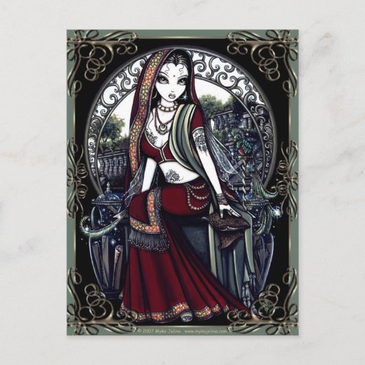 Carte Postale Jardin de fées secret "Ayanna" (Devant)