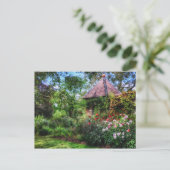 Carte Postale Jardin de Fleurs Enchanté (Debout devant)