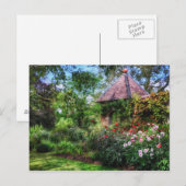 Carte Postale Jardin de Fleurs Enchanté (Devant / Derrière)